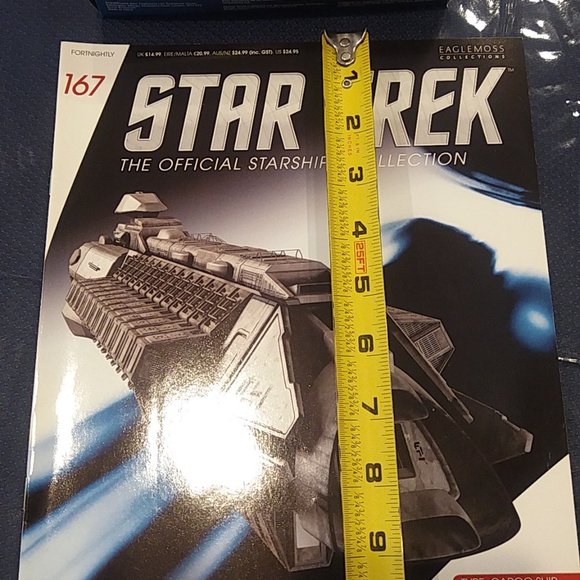 Eaglemoss Diecast Star Trek Axanar Cargo Ship model With Magazine - Picture 4 of 5